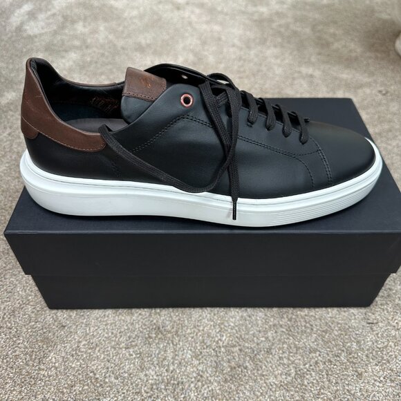 GOOD MAN BRAND Legend London Sneaker NEW NIB G97L-11 black Dark Vachetta SZ 11.5 - Picture 1 of 16